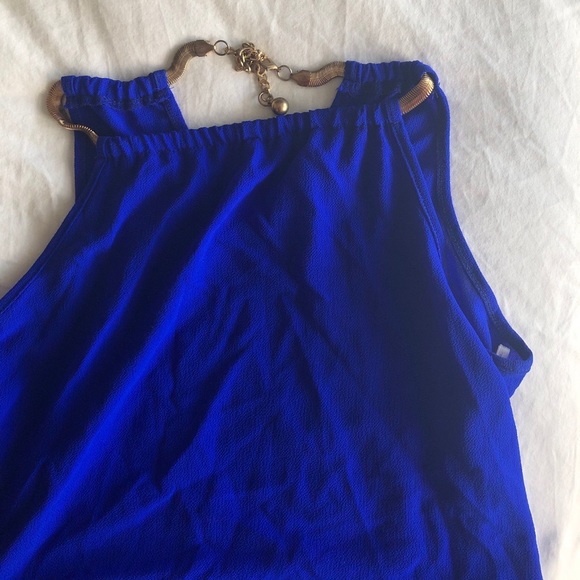 4/$20☀️NWOT a’gaci Tank w/ Gold Neckline - Picture 5 of 7